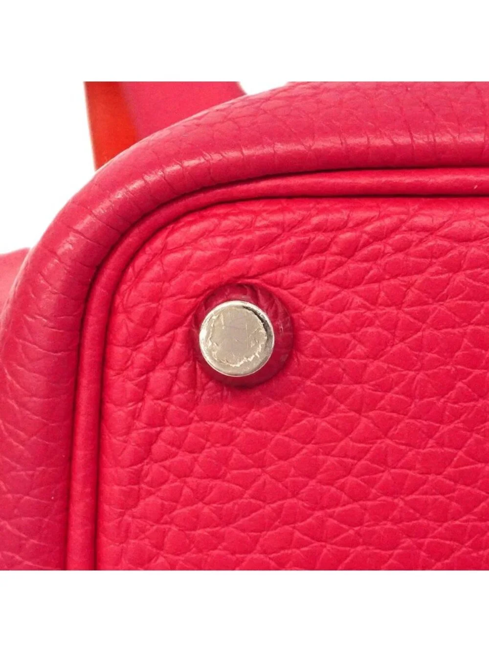 Hermes Handbag Picotin Lock PM Casaque Taurillon Clemence Rose Mexico Rouge